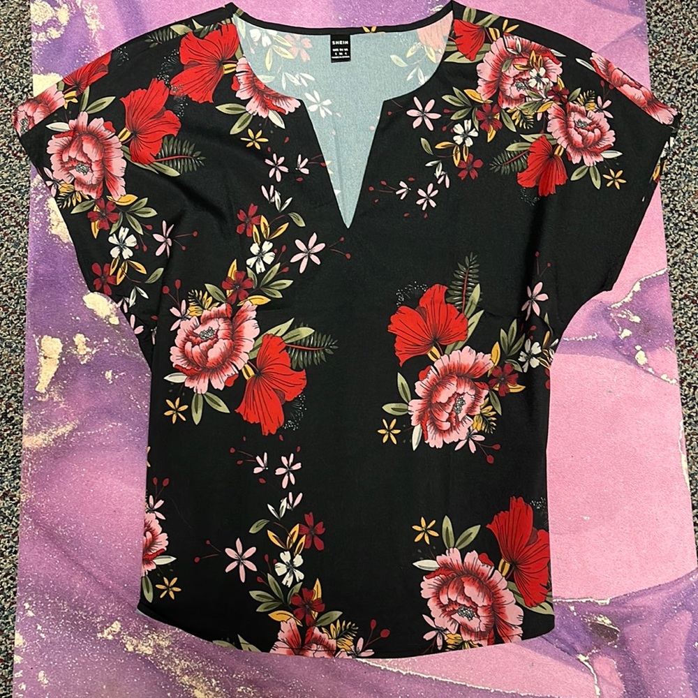 Short sleeve summer blouse